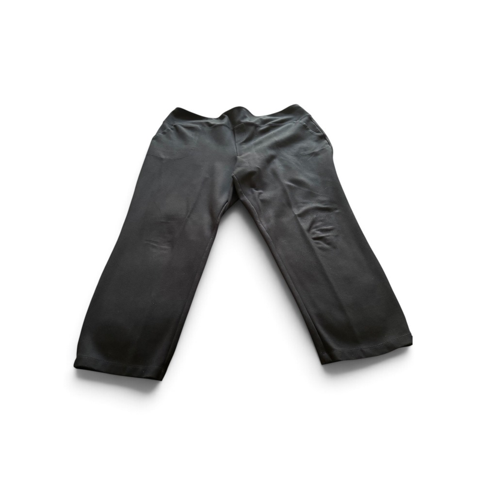 Women with Control Renee Greenstein XLP BlackLuxe Ponte Tummy Control Pants EUC